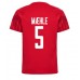 Maillot de foot Danemark Joakim Maehle #5 Domicile vêtements Monde 2022 Manches Courtes